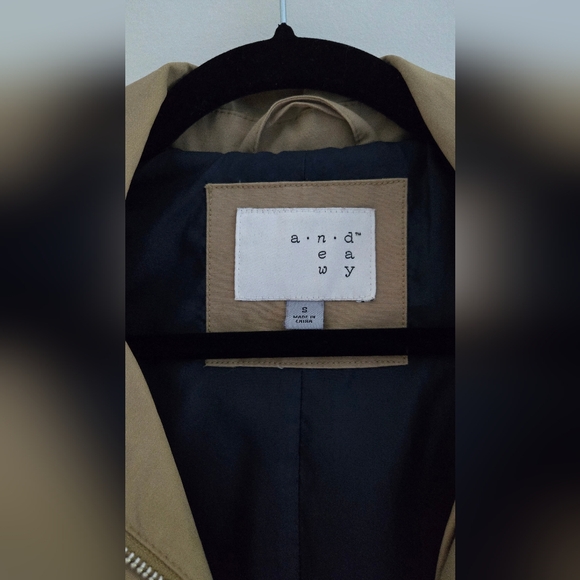 A New Day Target Mid-Thigh Trench Coat - Picture 4 of 5